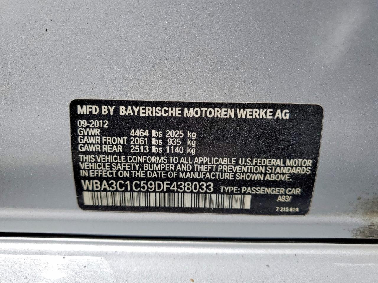 2013 BMW 328 I Sulev - zdjęcie 13