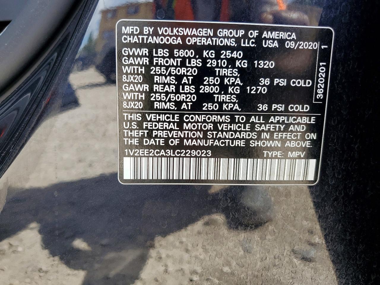 2020 Volkswagen Atlas Cross Sport Sel - zdjęcie 12