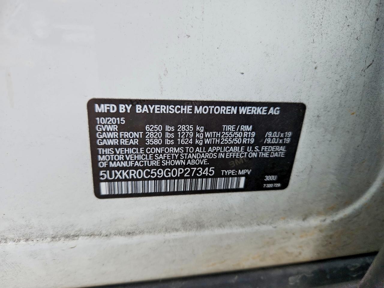 2016 BMW X5 xDrive35I - zdjęcie 12