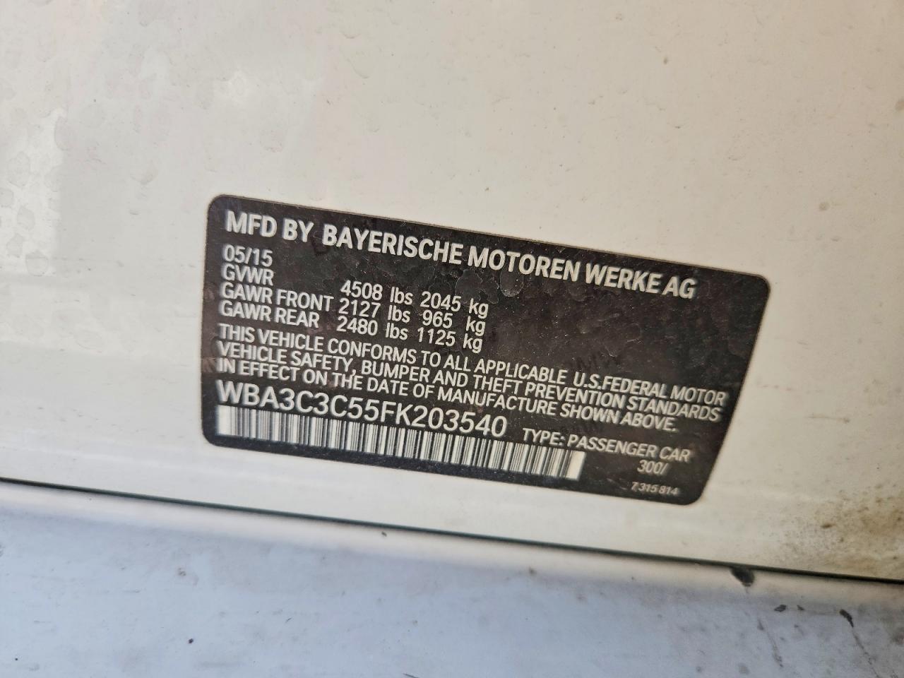 2015 BMW 320 I xDrive - zdjęcie 12