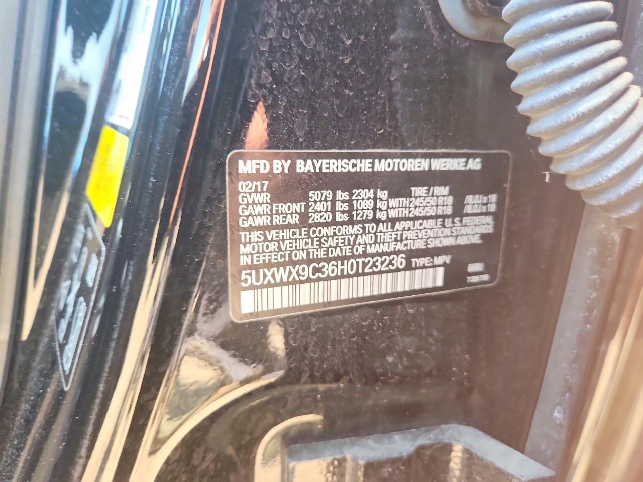 2017 BMW X3 xDrive28I - zdjęcie 13