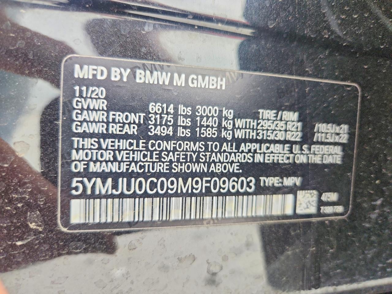 2021 BMW X5 M - zdjęcie 14