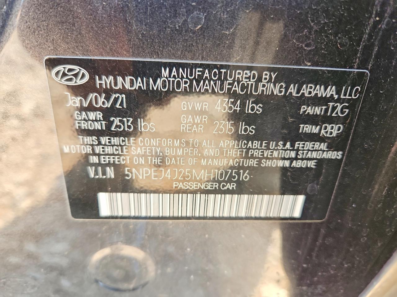 2021 Hyundai Sonata Sel Plus - zdjęcie 13