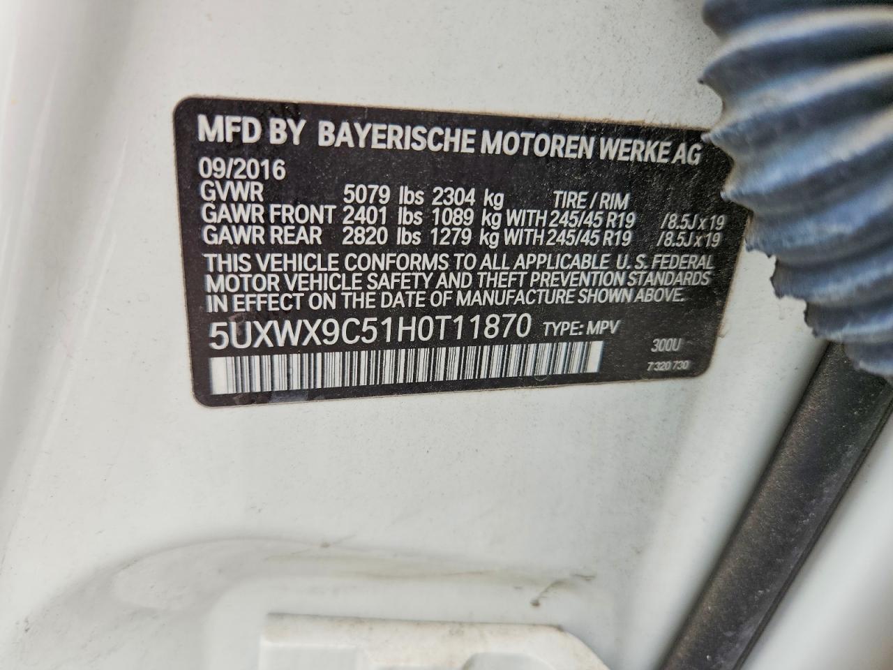 2017 BMW X3 xDrive28I - zdjęcie 14