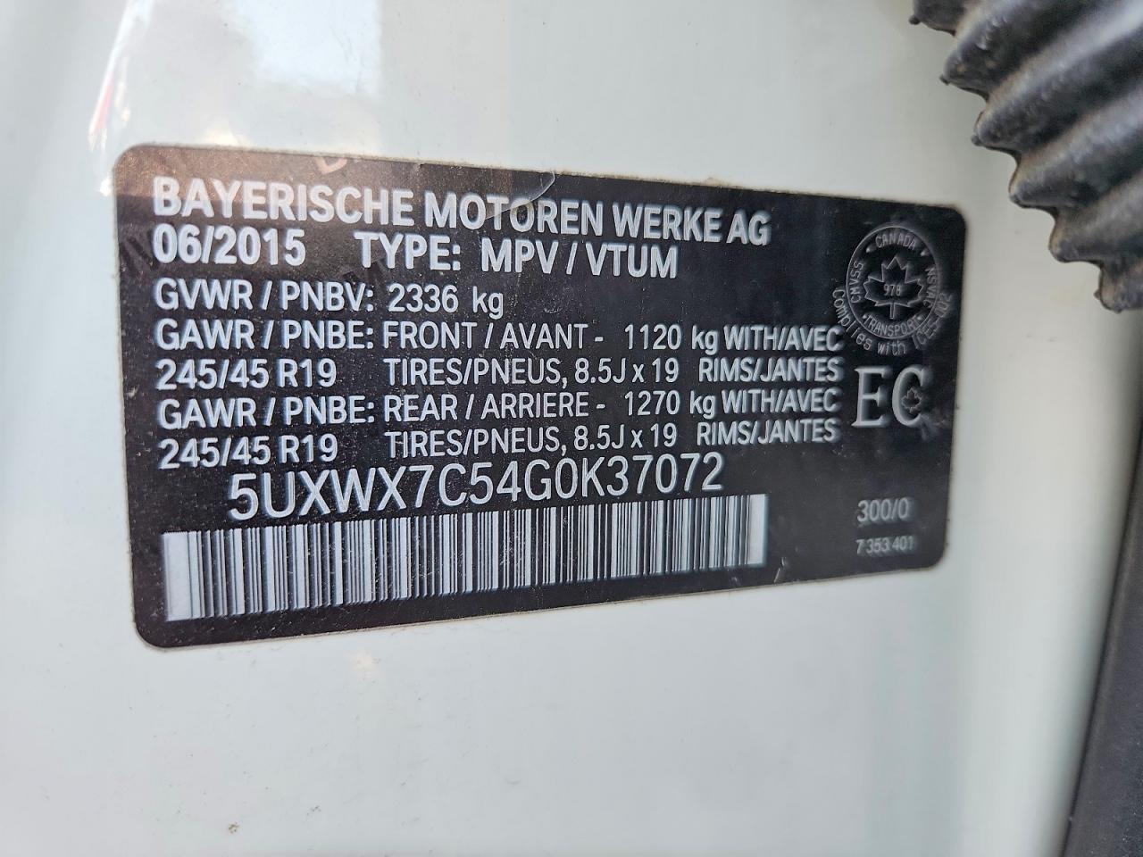 2016 BMW X3 xDrive35I - zdjęcie 13