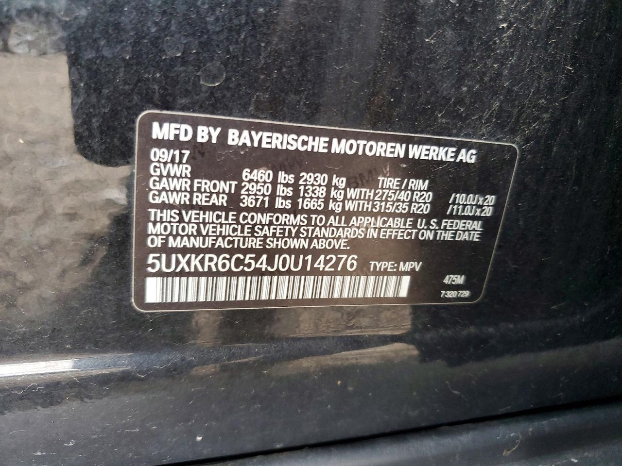 2018 BMW X5 xDrive50I - zdjęcie 13