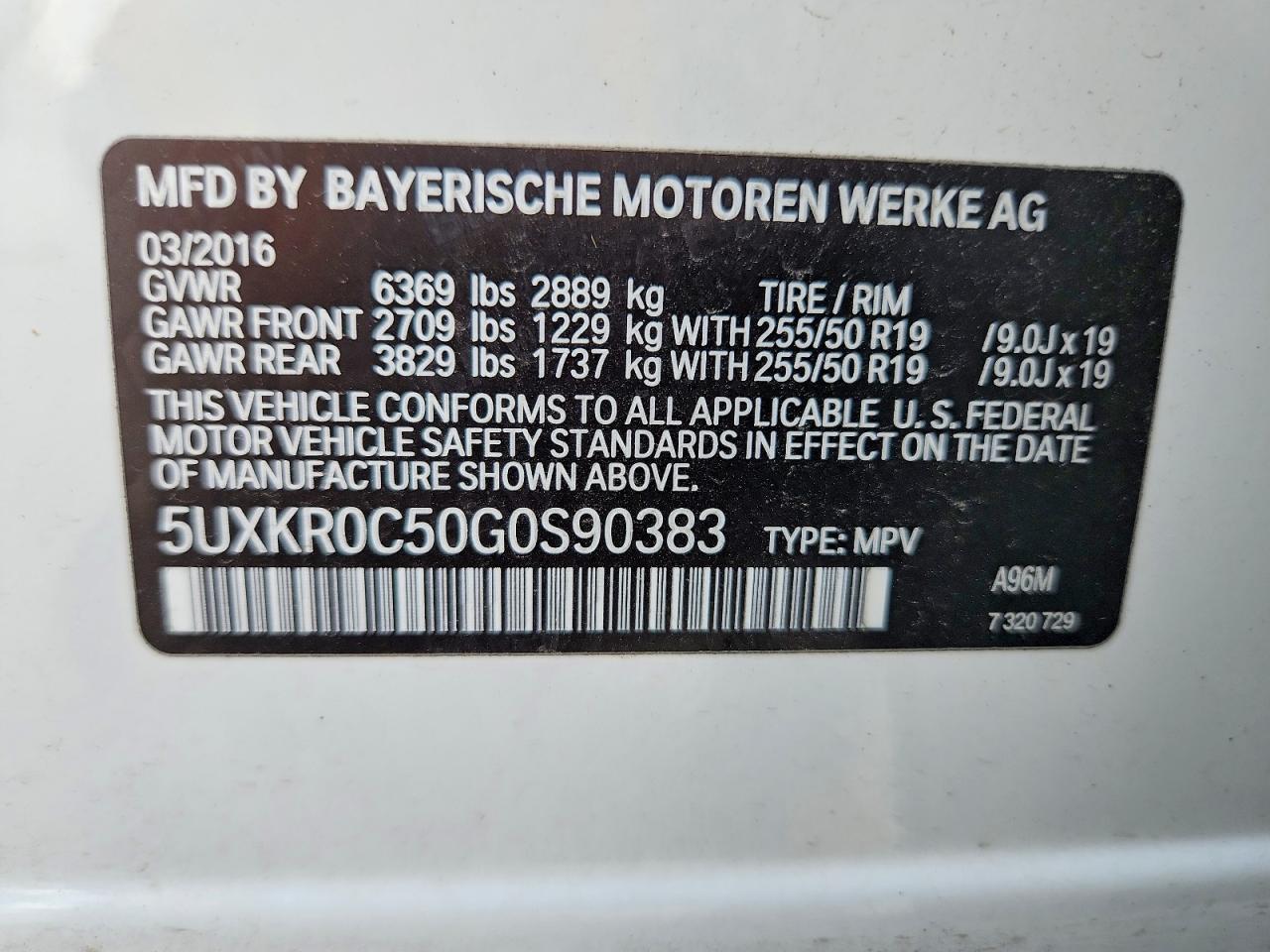 2016 BMW X5 xDrive35I - zdjęcie 12