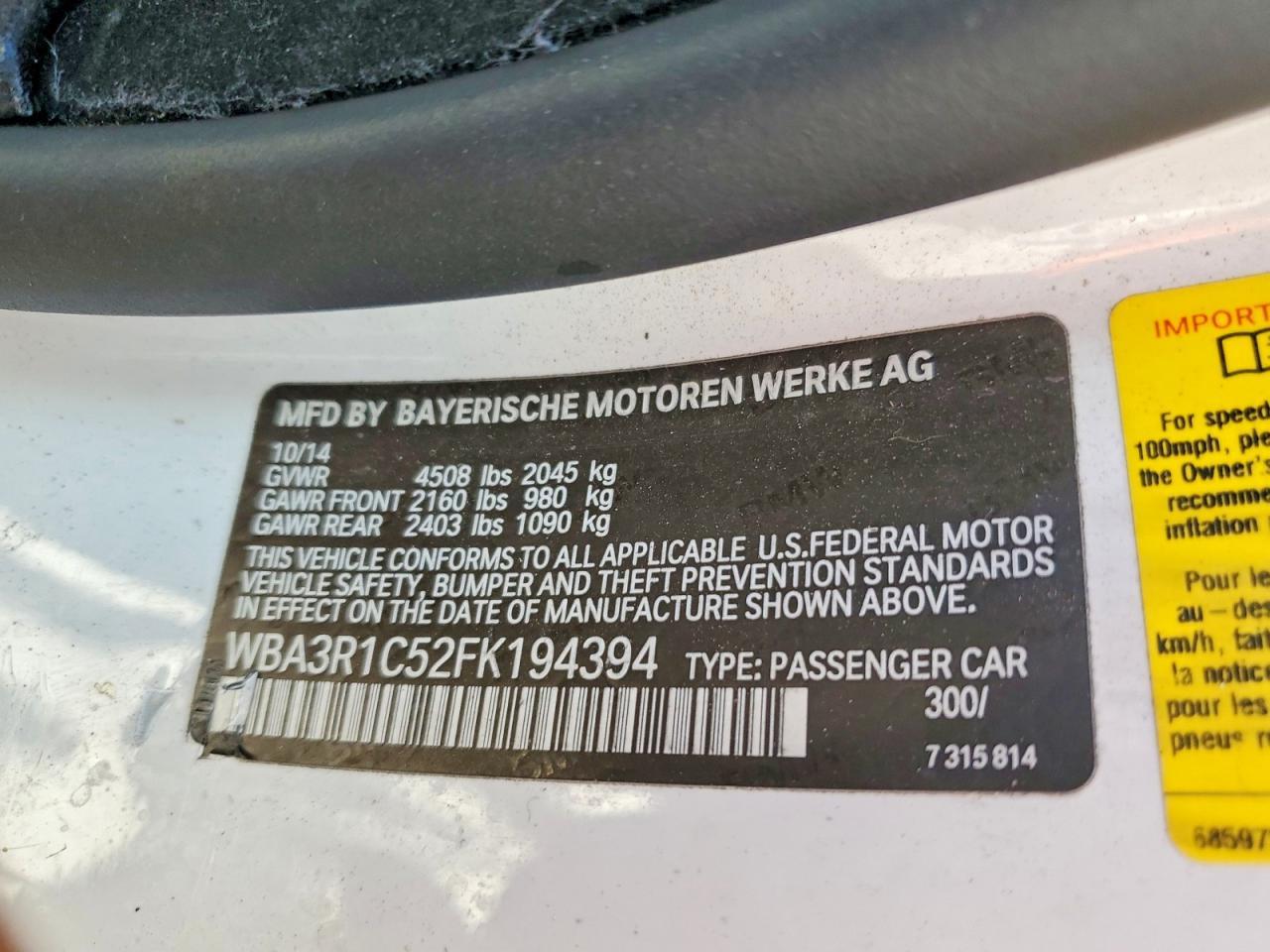 2015 BMW 435 I - zdjęcie 12