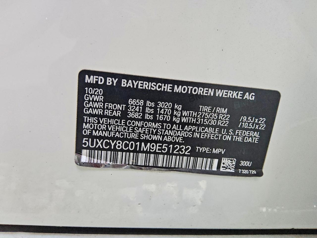 2021 BMW X6 M50I - zdjęcie 13