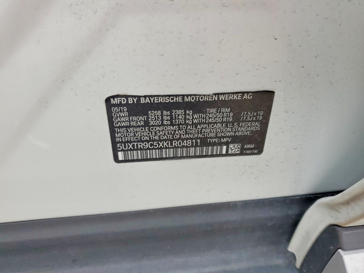 2019 BMW X3 xDrive30I - zdjęcie 14