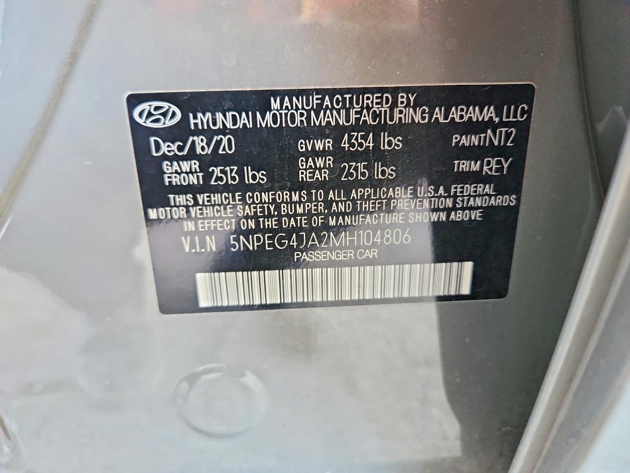 2021 Hyundai Sonata Se - zdjęcie 12