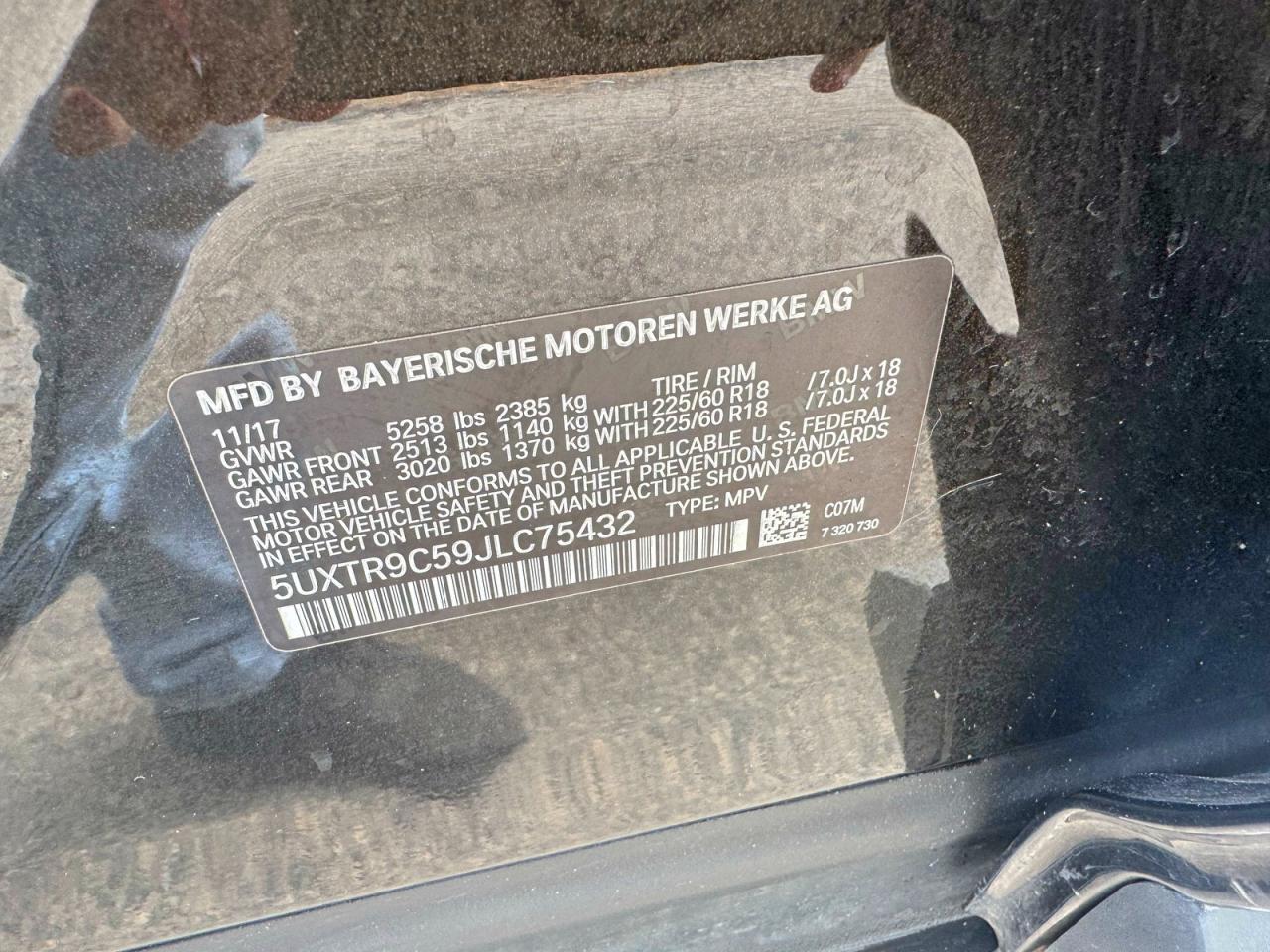 2018 BMW X3 xDrive30I - zdjęcie 12