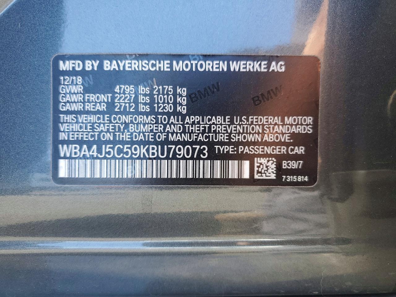 2019 BMW 440I Gran Coupe - zdjęcie 13