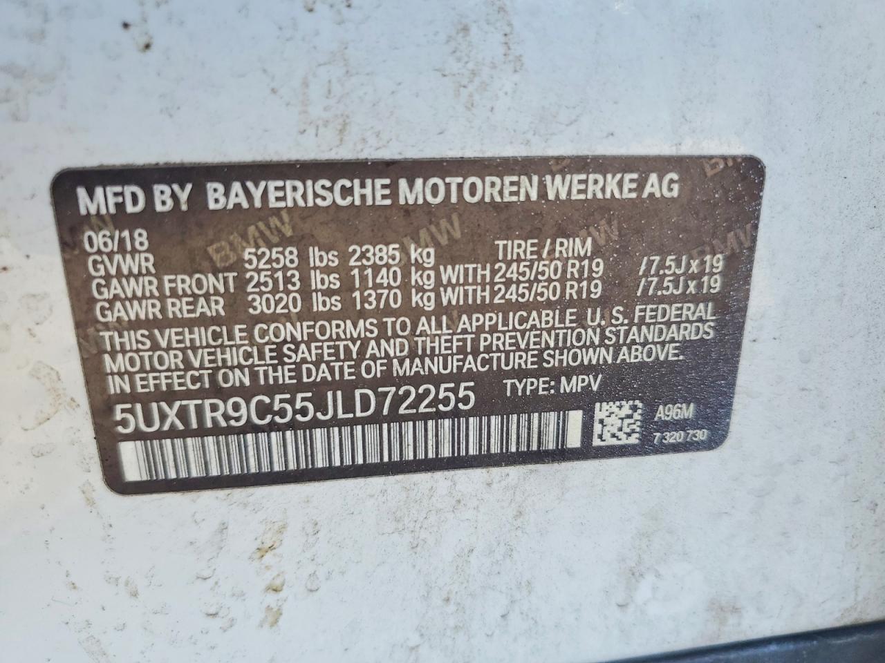 2018 BMW X3 xDrive30I - zdjęcie 13