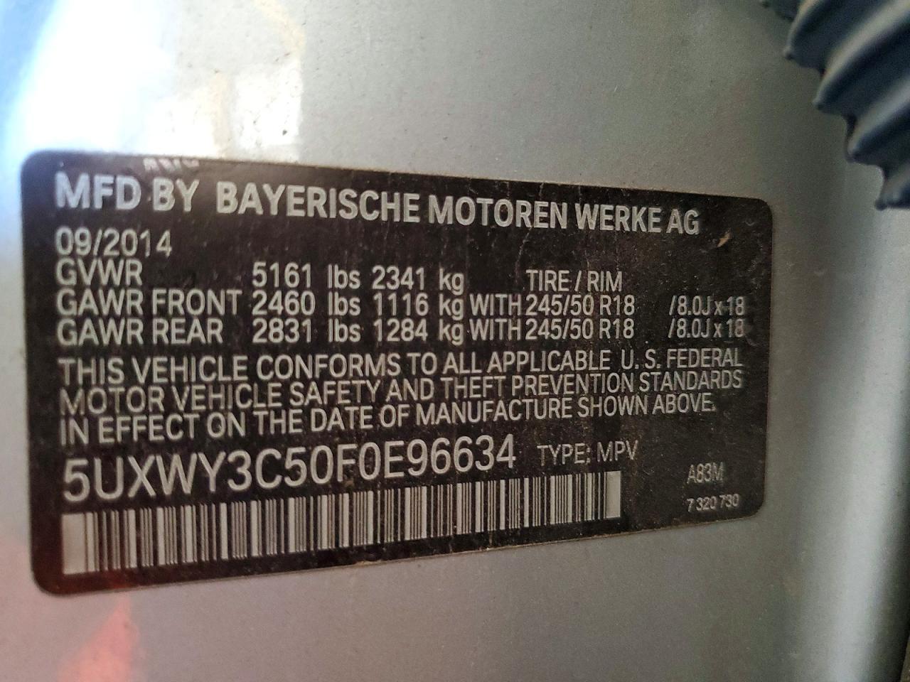 2015 BMW X3 xDrive28D - zdjęcie 12