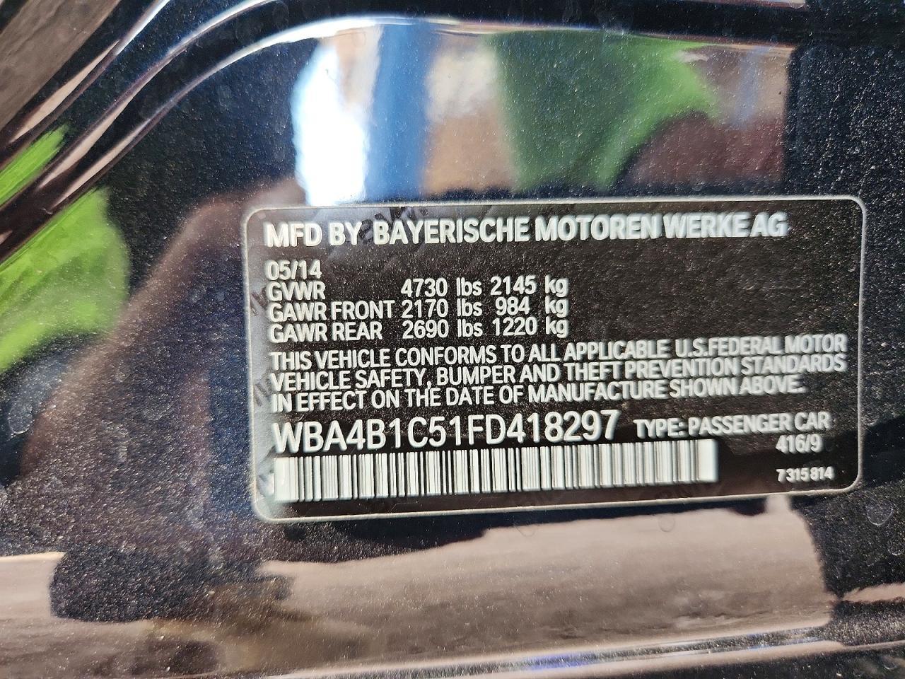 2015 BMW 435 I Gran Coupe - zdjęcie 13