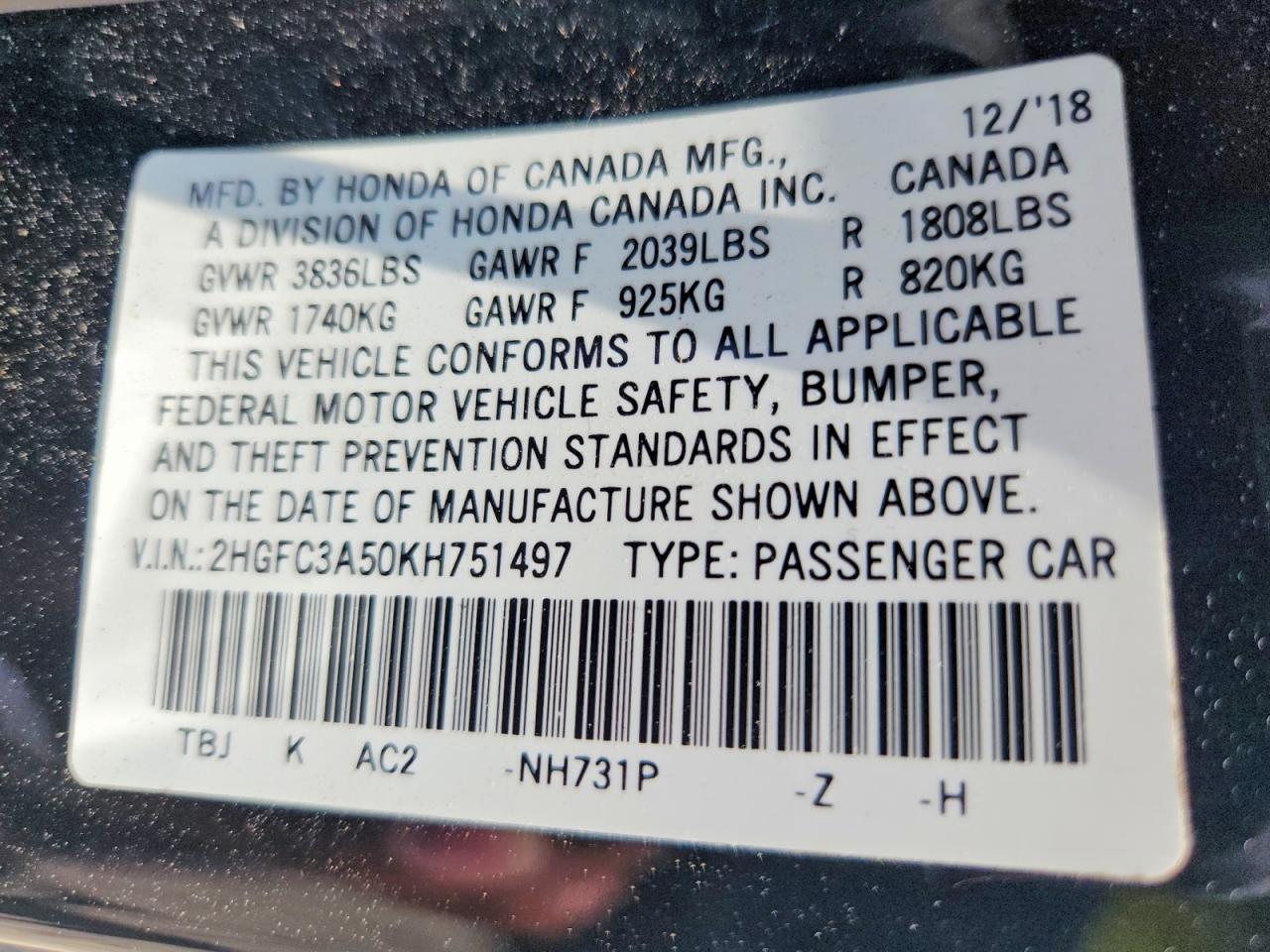 2019 Honda Civic Si - zdjęcie 12