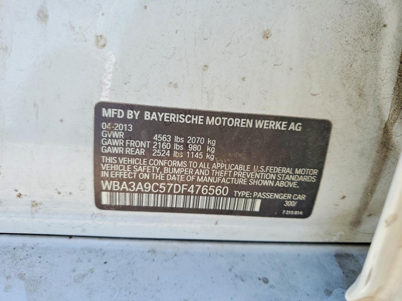 2013 BMW 335 I - zdjęcie 12