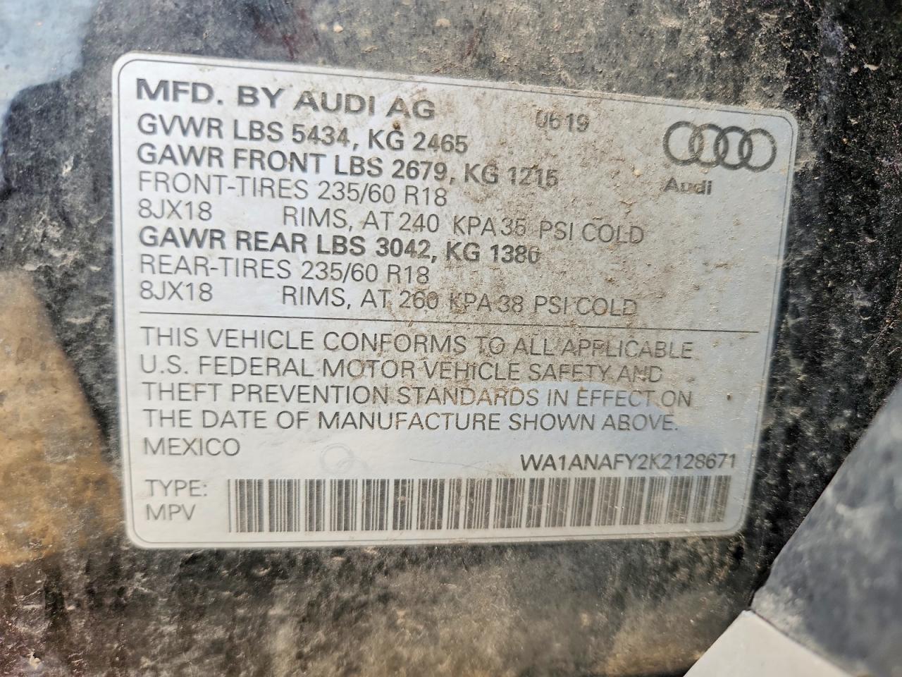 2019 Audi Q5 Premium - zdjęcie 13