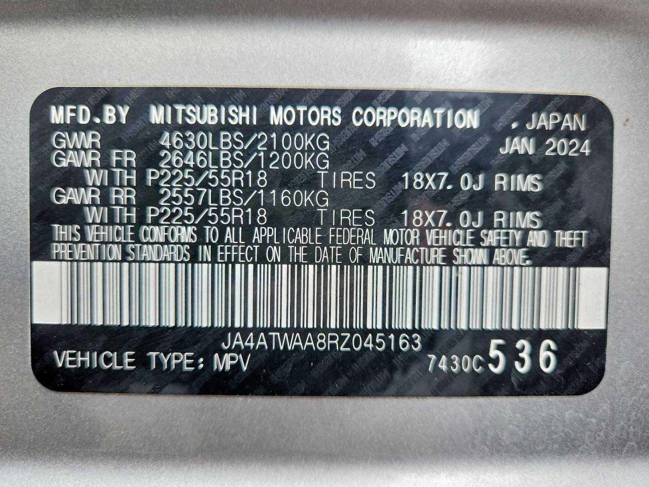 2024 Mitsubishi Eclipse Cross Se - zdjęcie 13