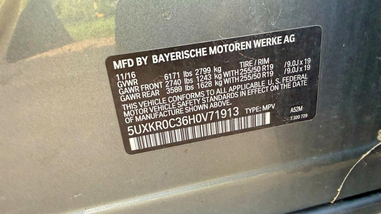 2017 BMW X5 xDrive35I - zdjęcie 10