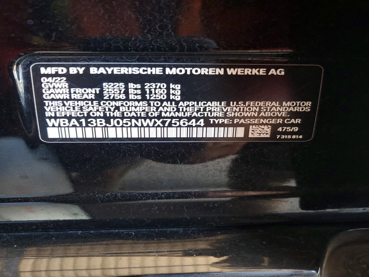 2022 BMW Seria 5 530i - zdjęcie 13