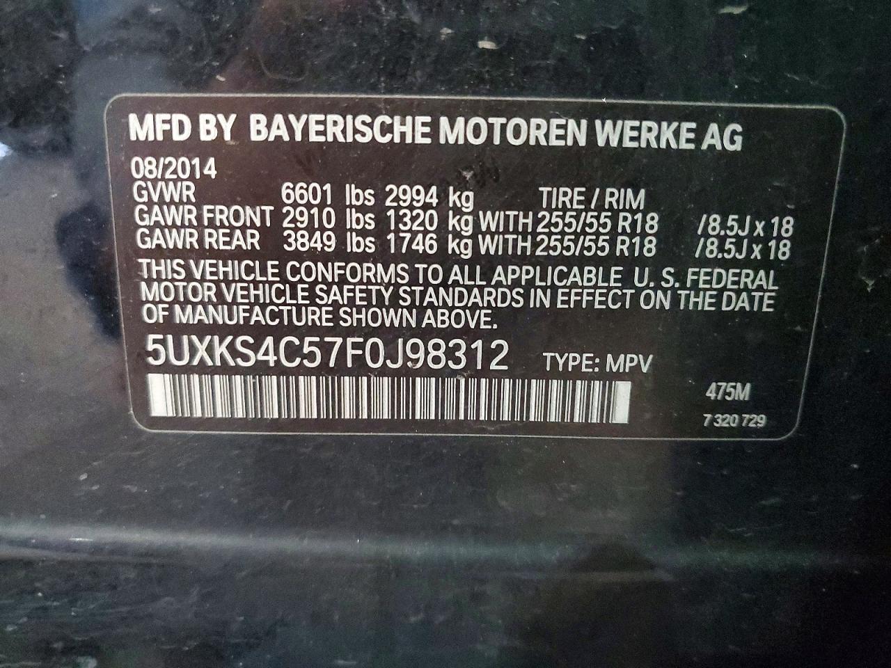 2015 BMW X5 xDrive35D - zdjęcie 13