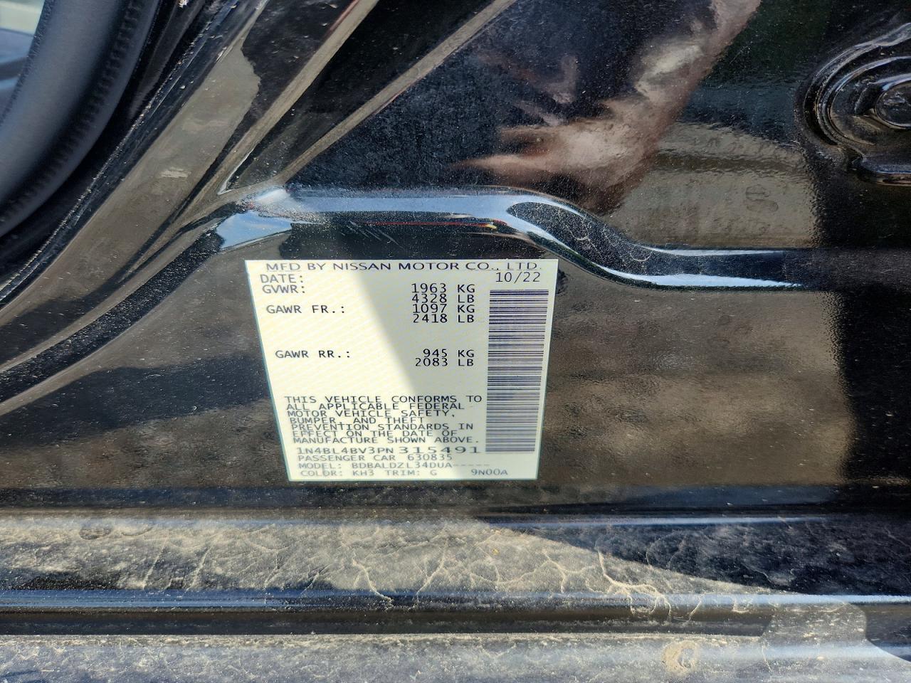 2023 Nissan Altima S - zdjęcie 12