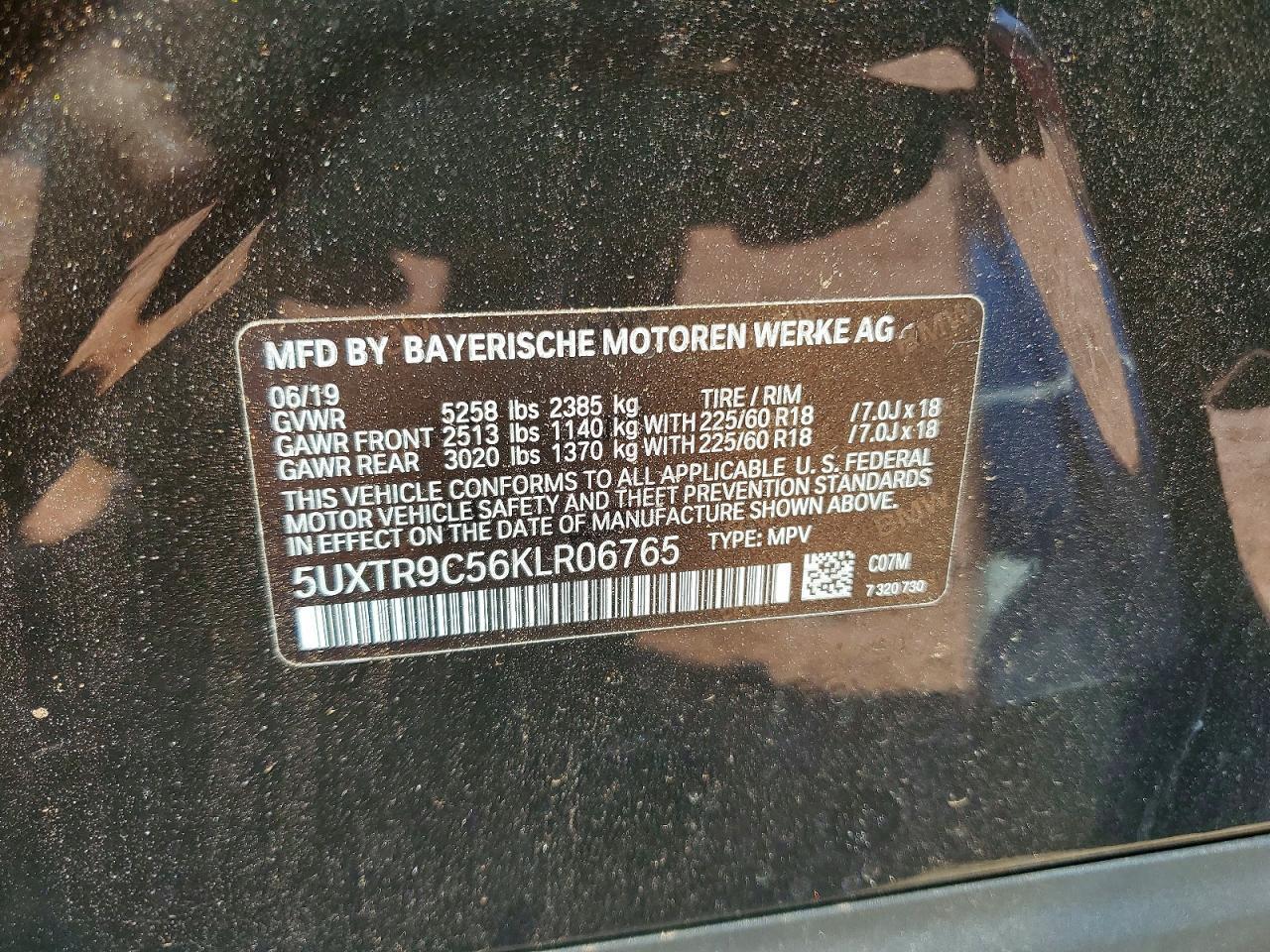 2019 BMW X3 xDrive30I - zdjęcie 13