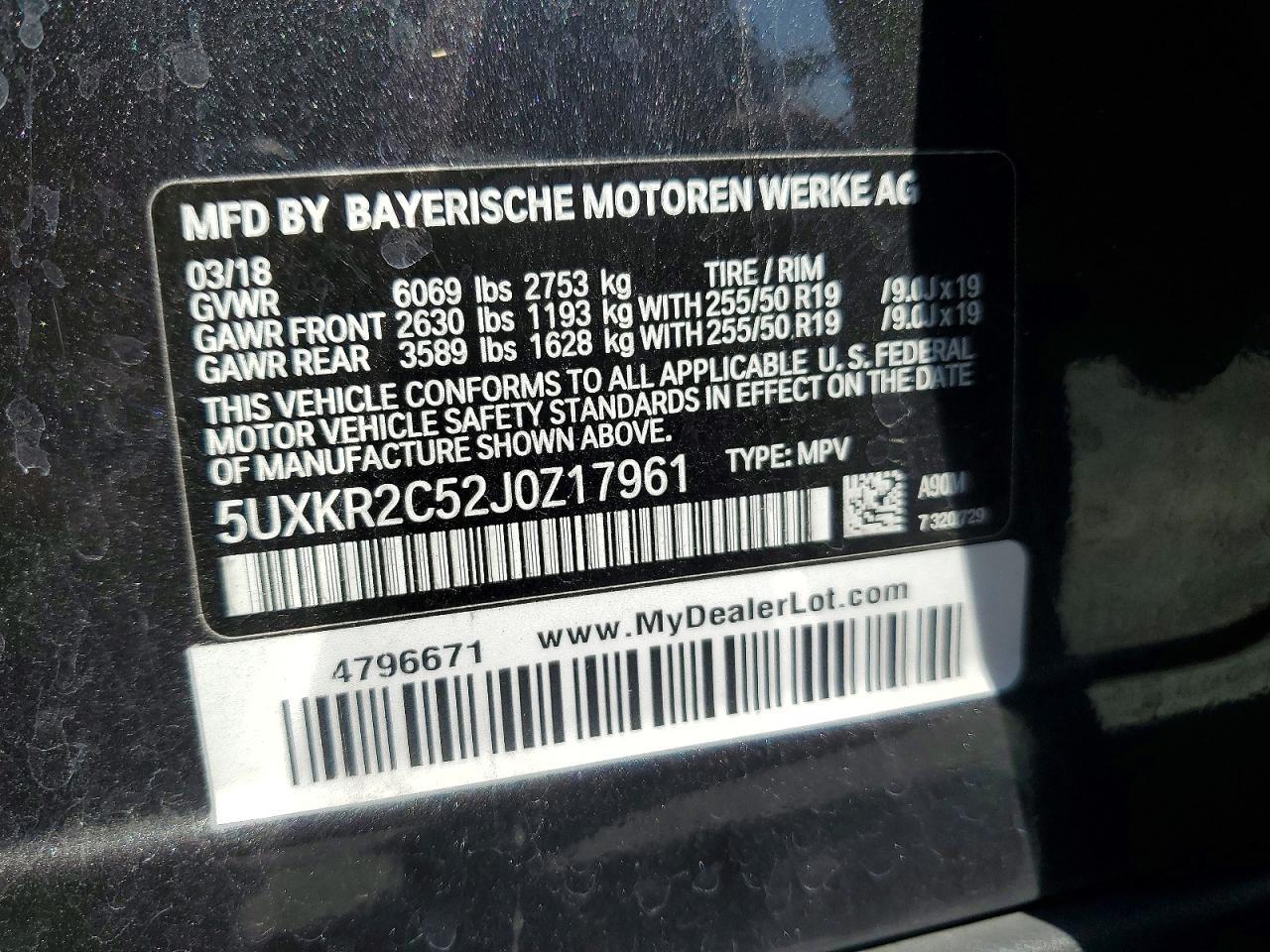 2018 BMW X5 Sdrive35I - zdjęcie 13