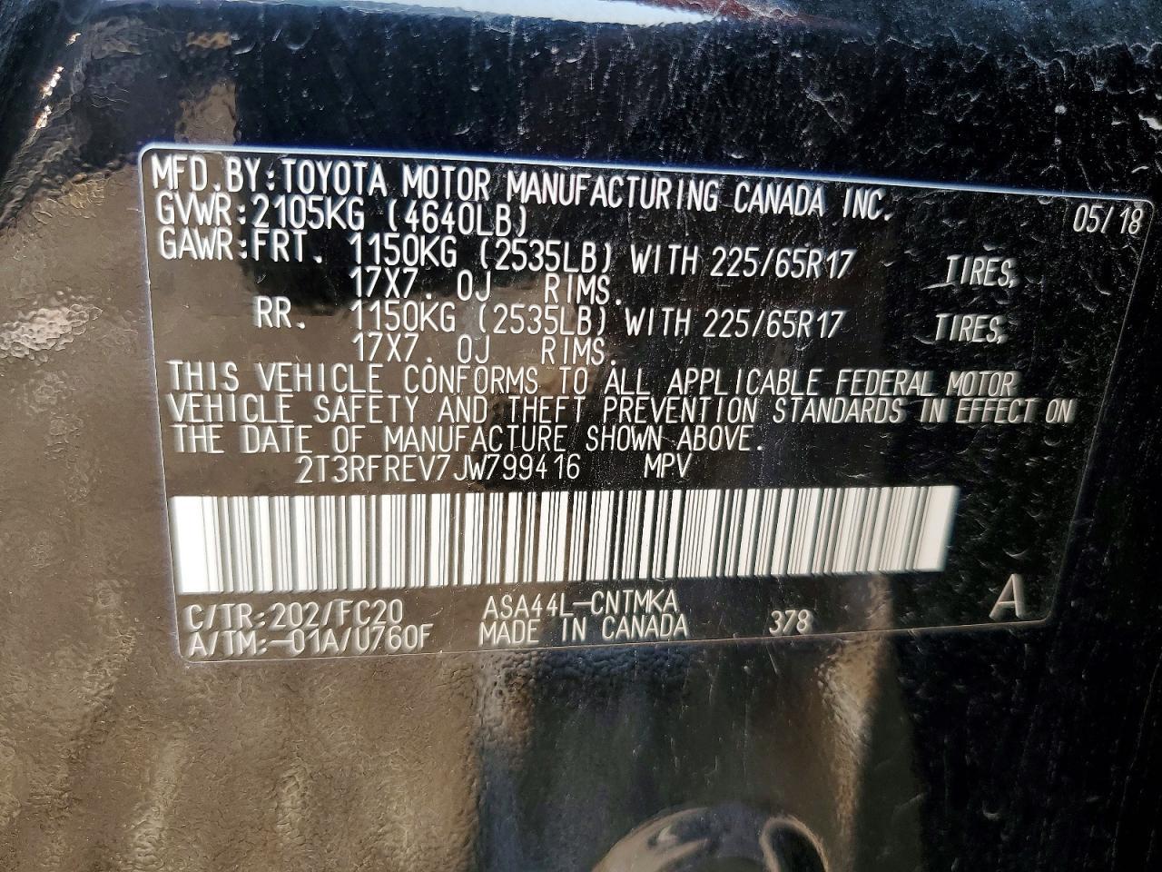 2018 Toyota Rav4 Xle - zdjęcie 13