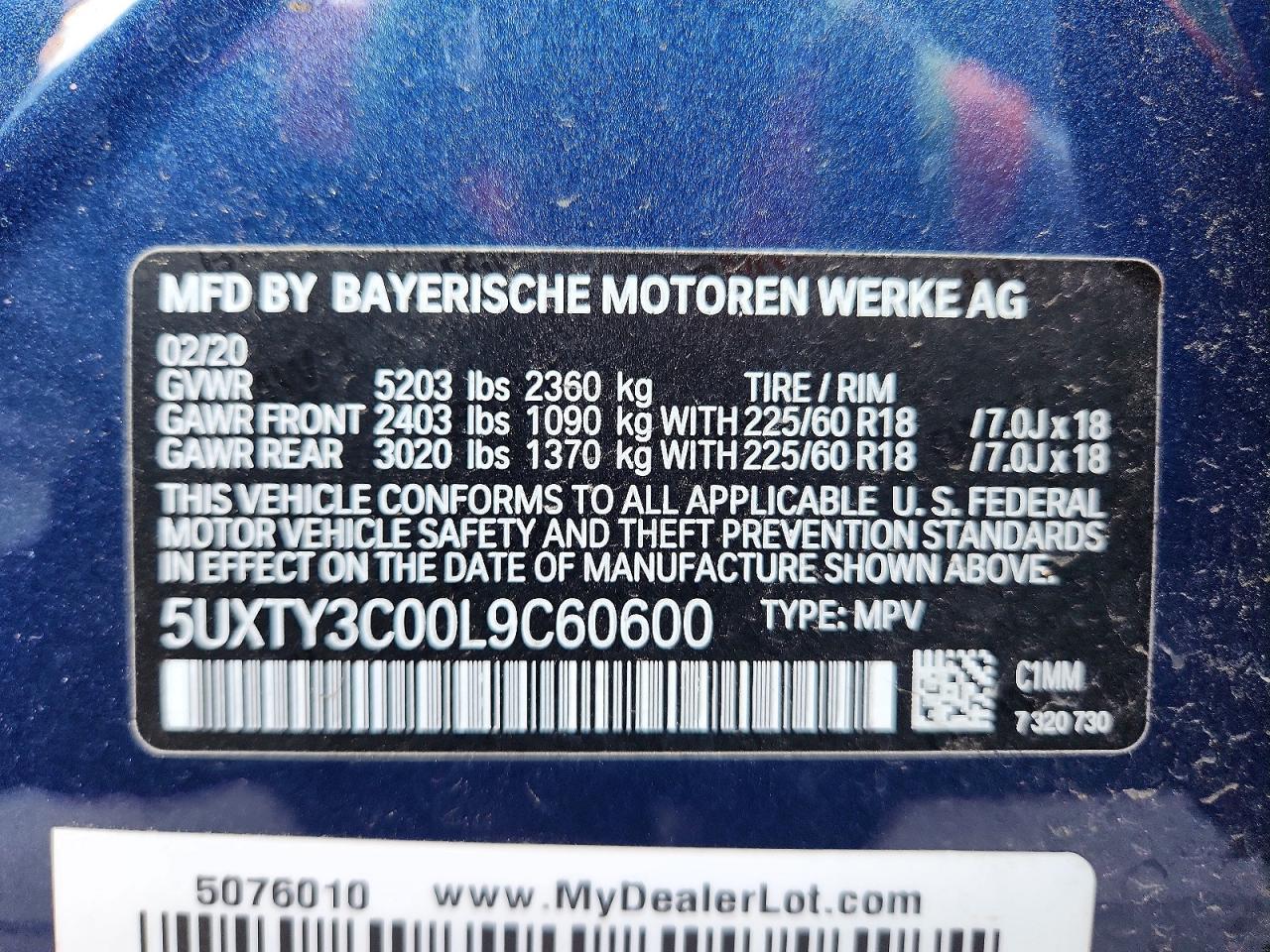 2020 BMW X3 Sdrive30I - zdjęcie 13