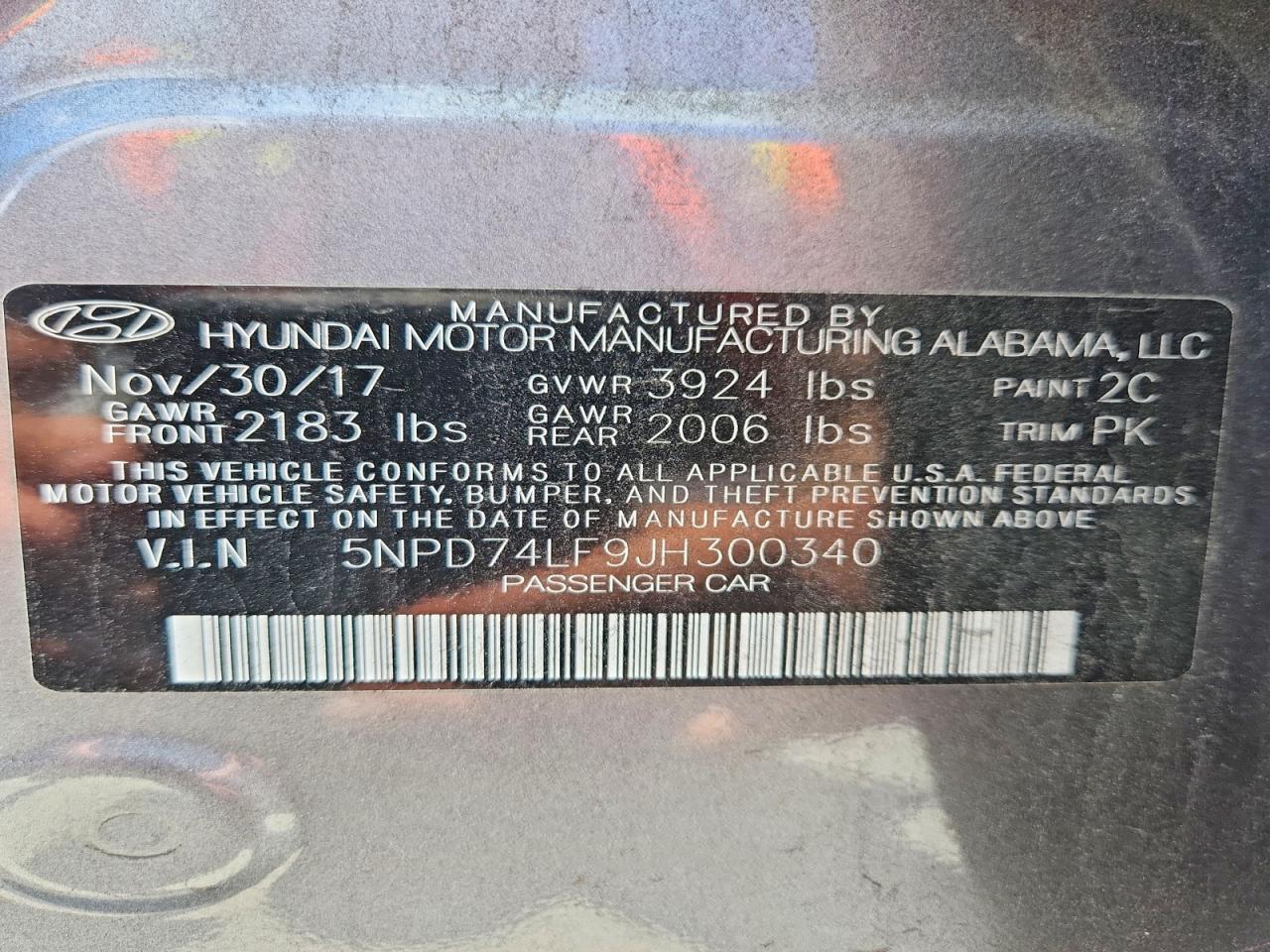 2018 Hyundai Elantra Se - zdjęcie 13