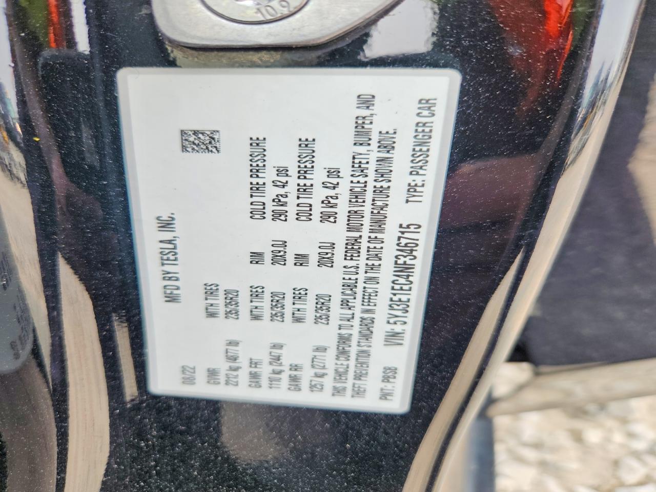 2022 Tesla Model 3 - zdjęcie 12