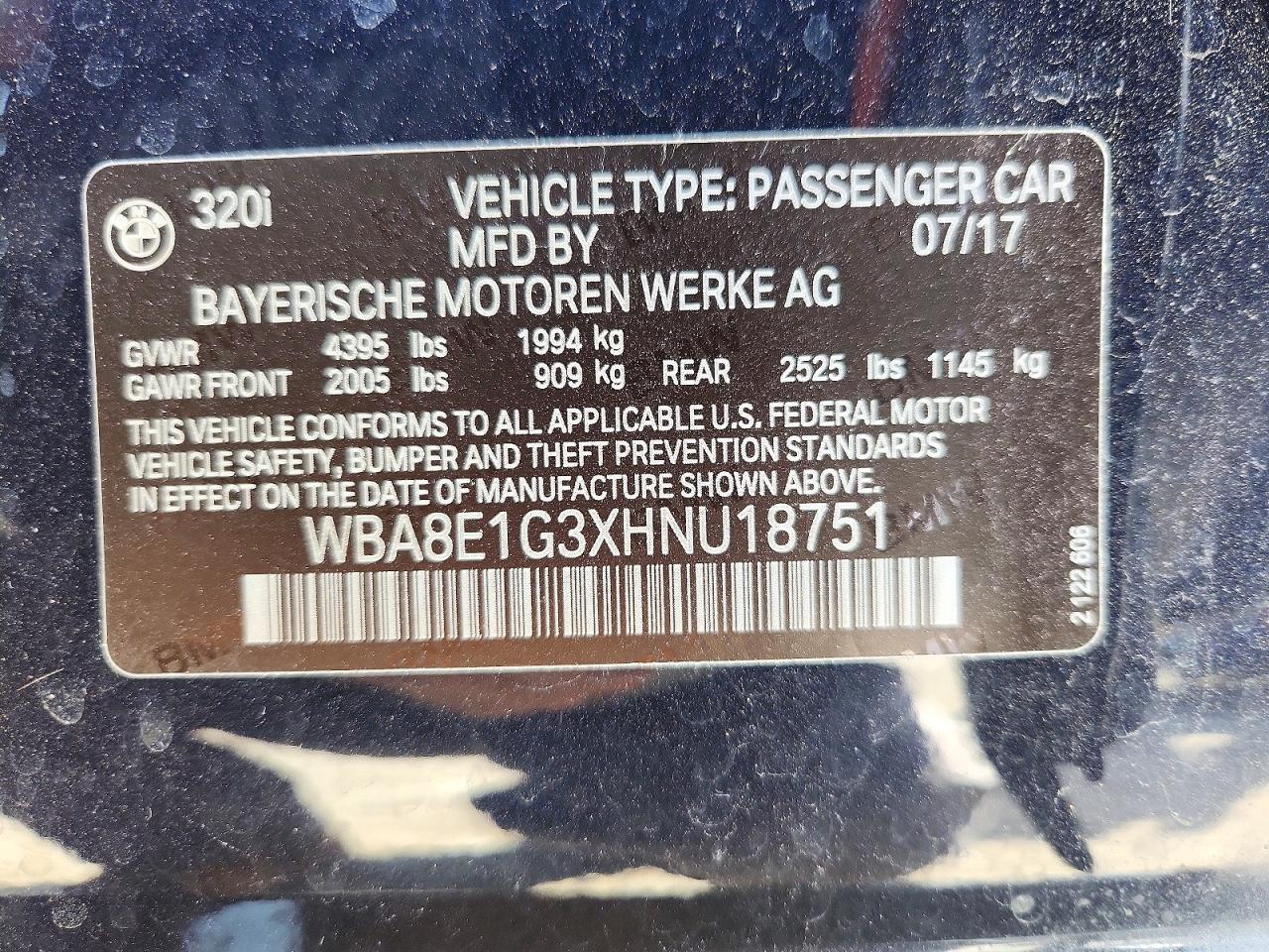 2017 BMW 320 I - zdjęcie 12