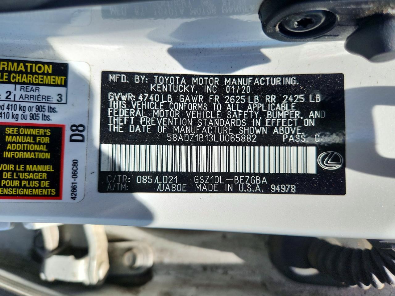 2020 Lexus Es 350 - zdjęcie 13