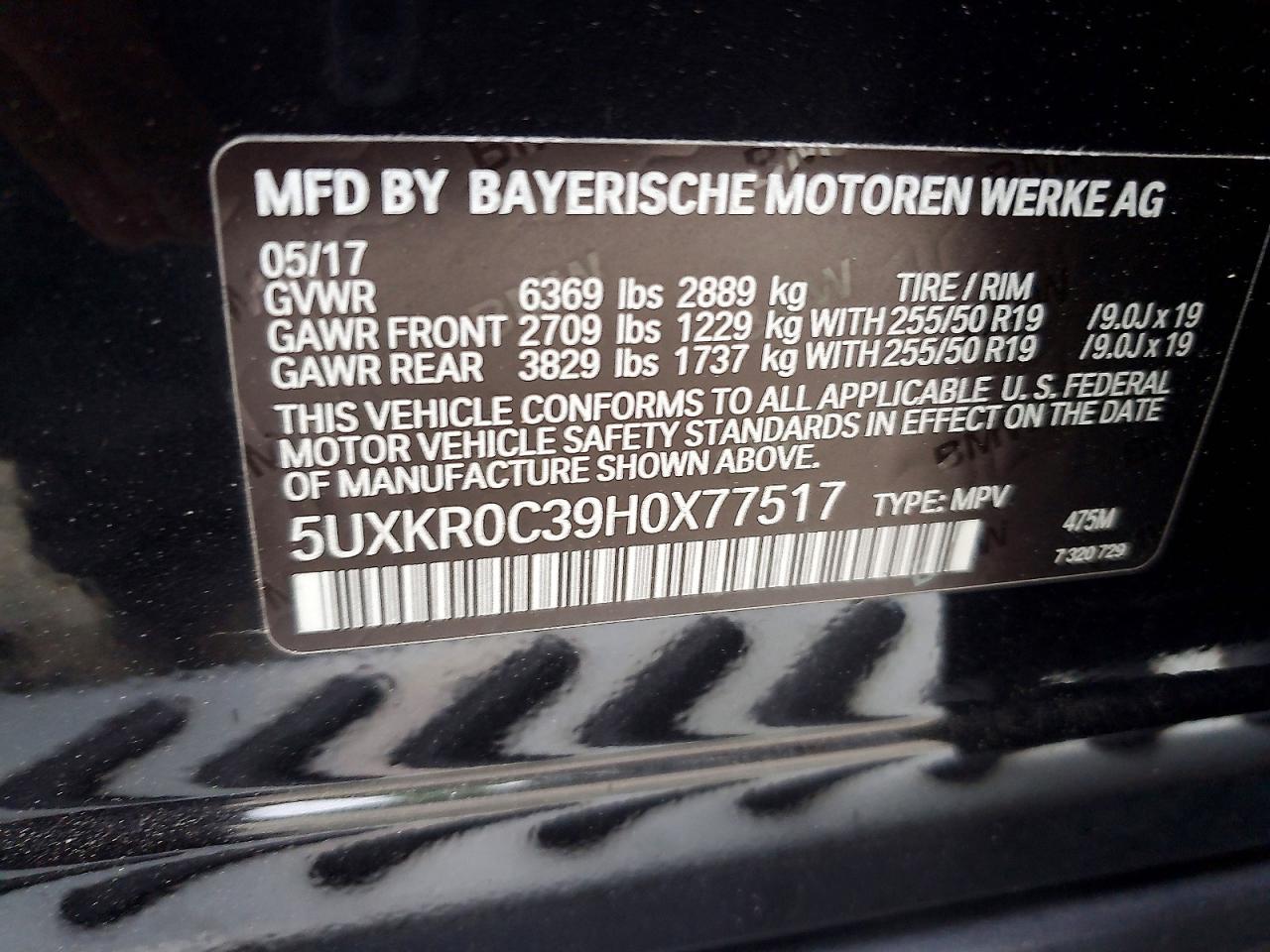 2017 BMW X5 xDrive35I - zdjęcie 13