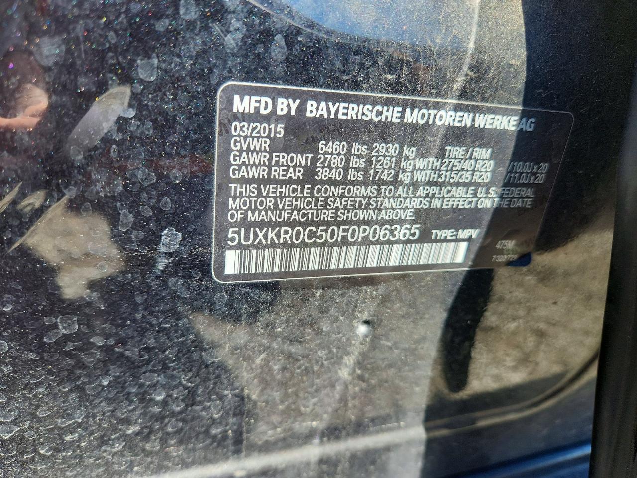 2015 BMW X5 xDrive35I - zdjęcie 13
