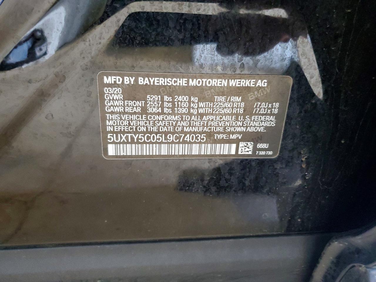 2020 BMW X3 xDrive30I - zdjęcie 13