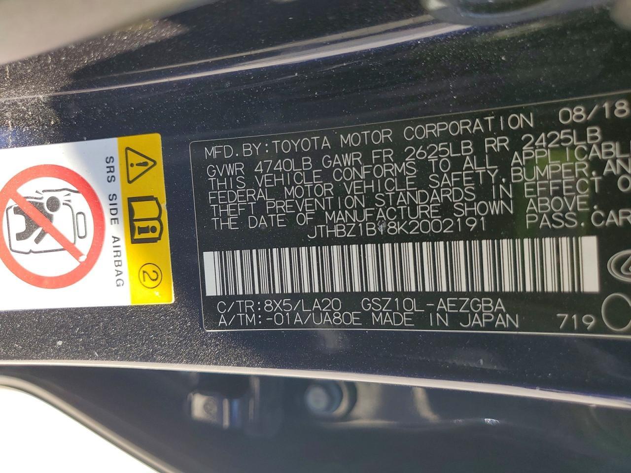 2019 Lexus Es 350 - zdjęcie 13