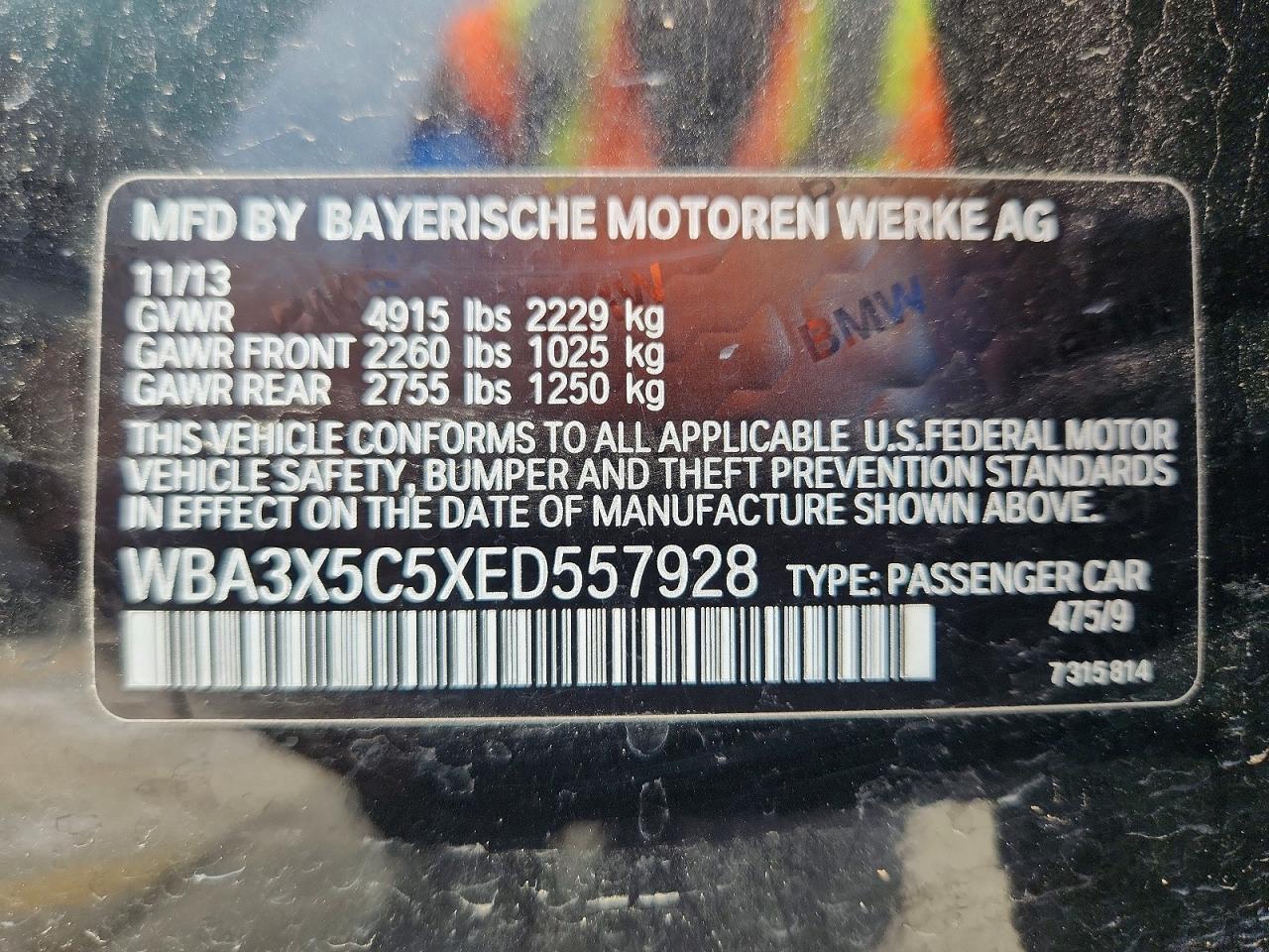 2014 BMW Seria 3 328i - zdjęcie 12