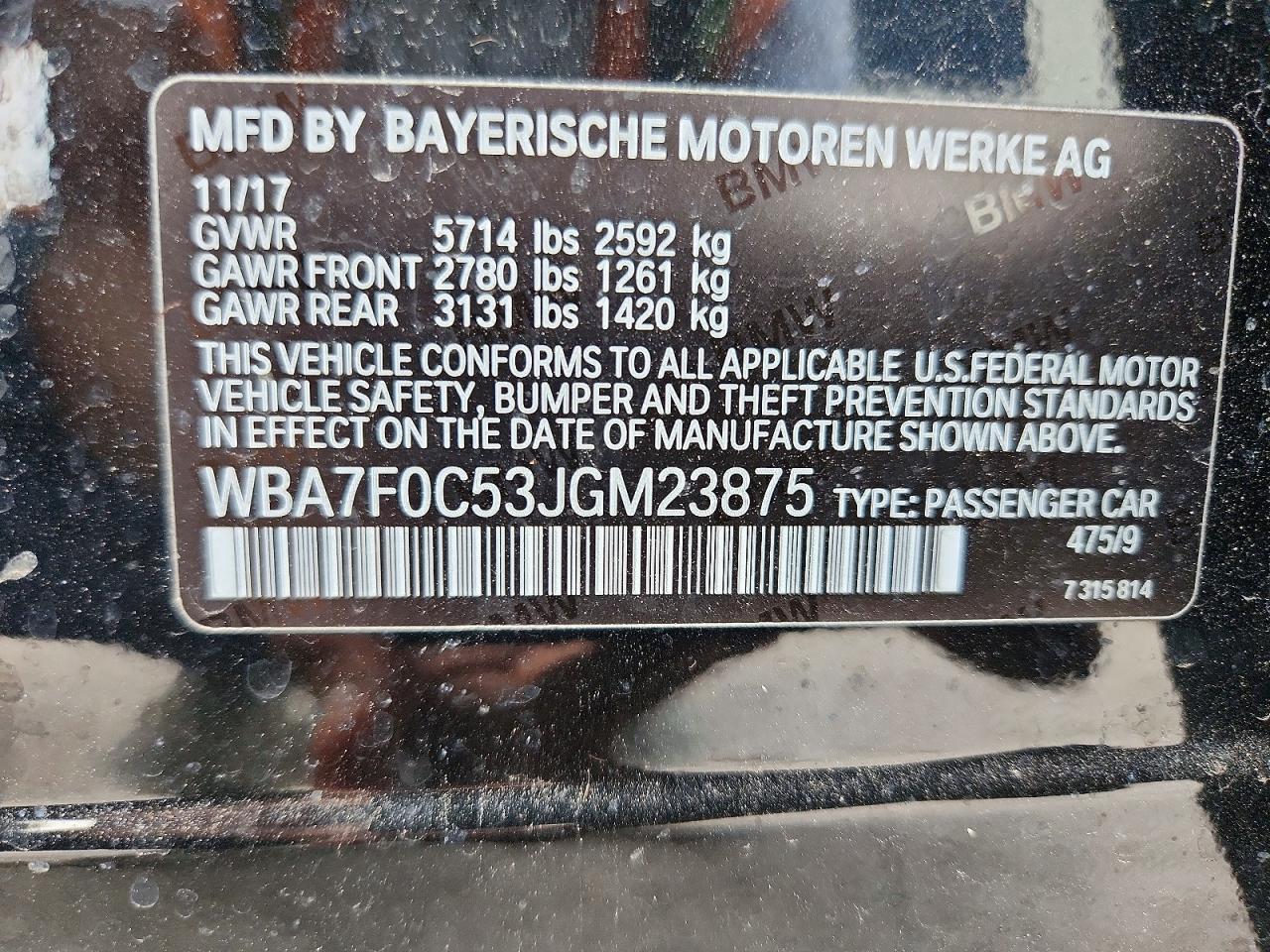 2018 BMW 750 I - zdjęcie 13