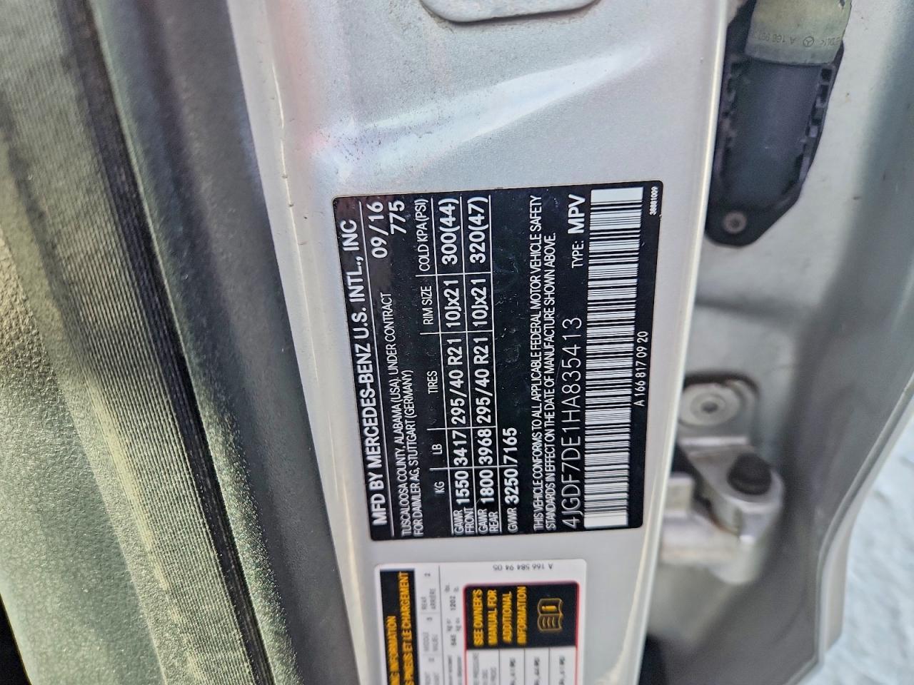 2017 Mercedes-Benz Gls 550 4Matic - zdjęcie 13