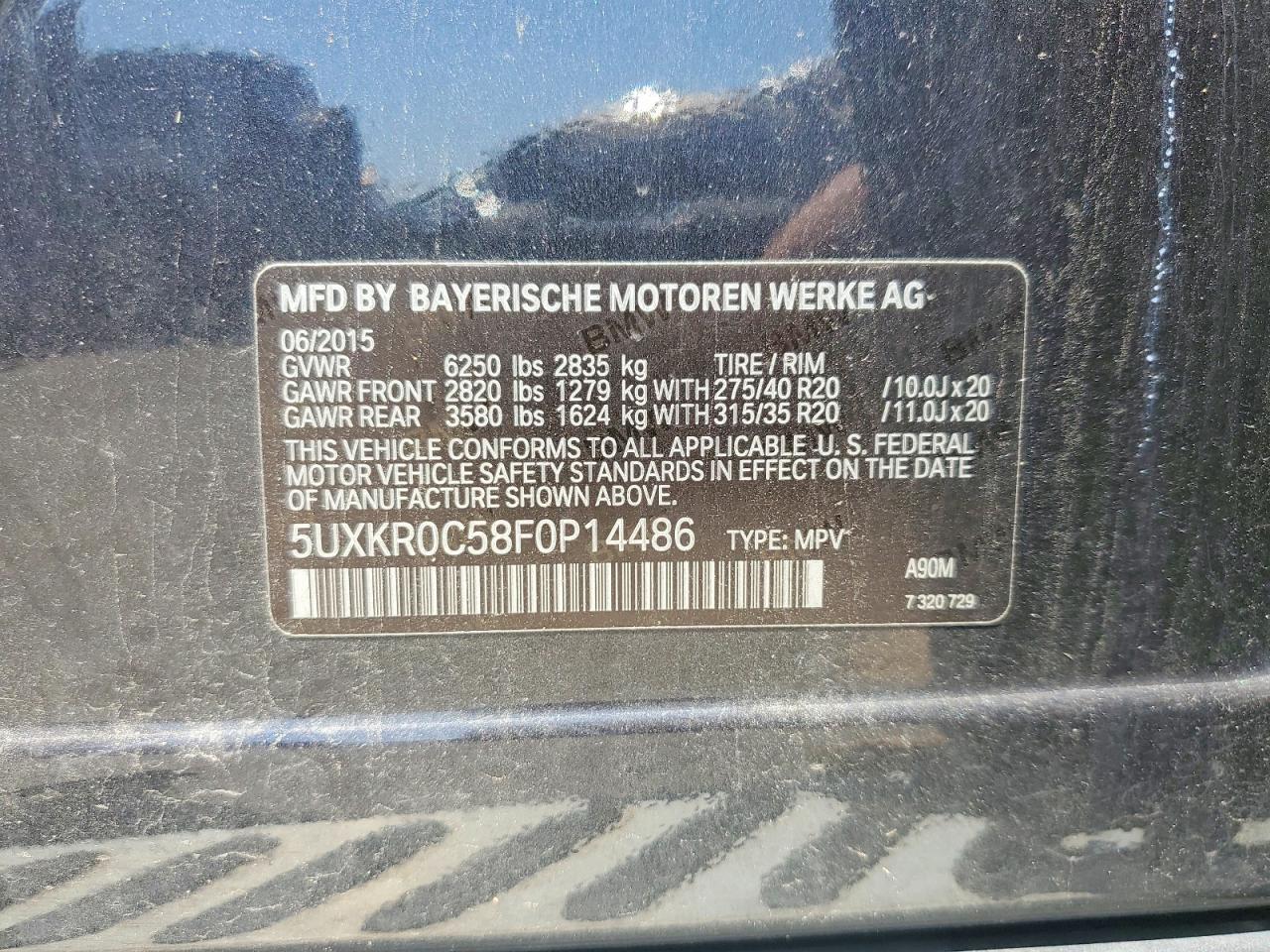 2015 BMW X5 xDrive35I - zdjęcie 12