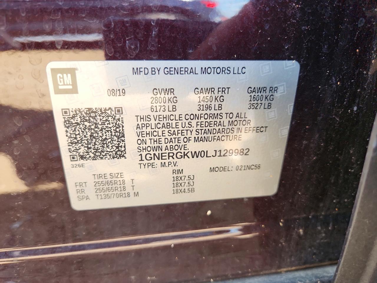 2020 Chevrolet Traverse Lt - zdjęcie 13