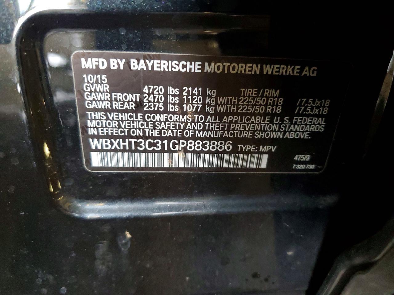 2016 BMW X1 xDrive28I - zdjęcie 14