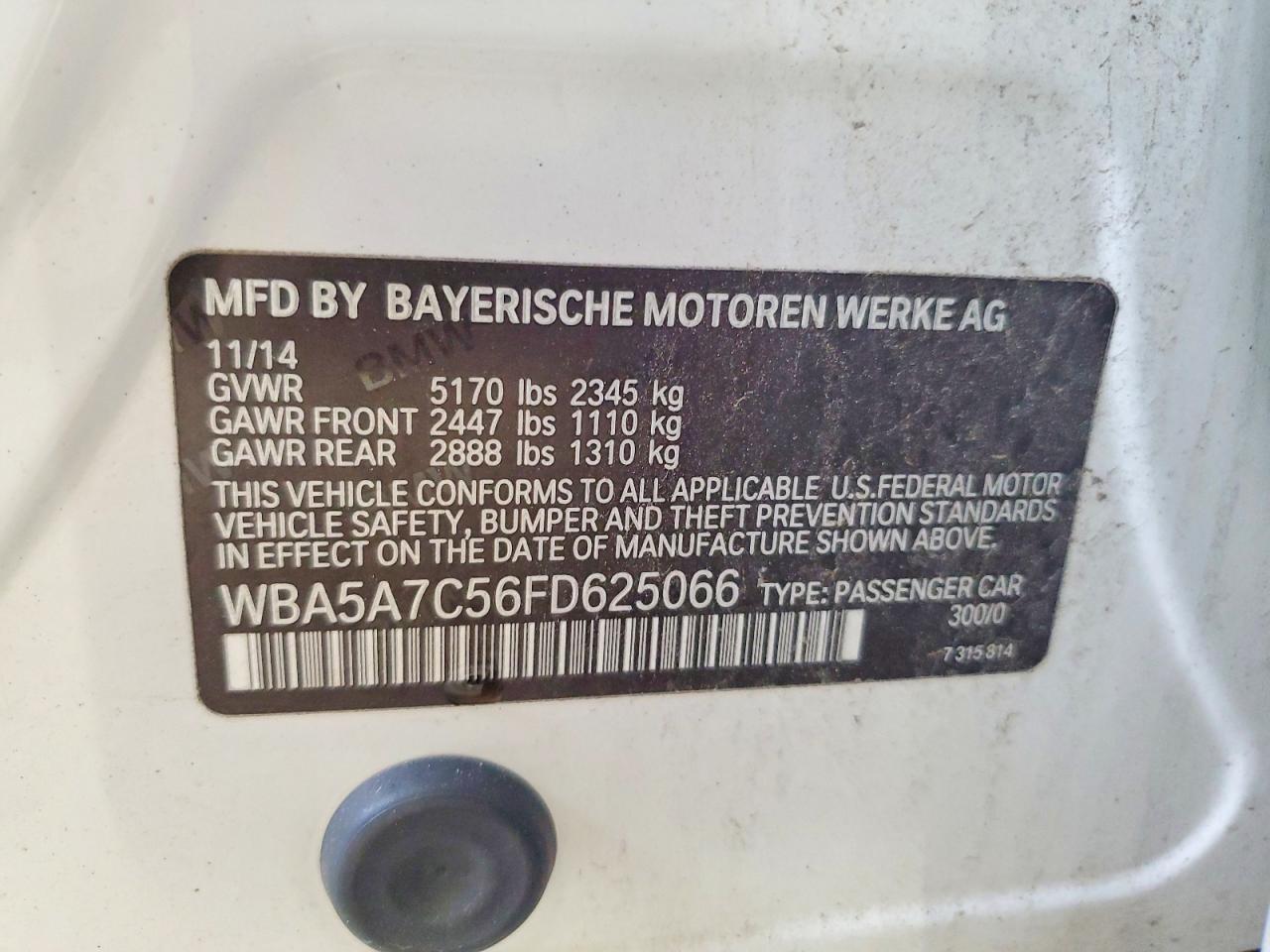 2015 BMW 528 Xi - zdjęcie 12