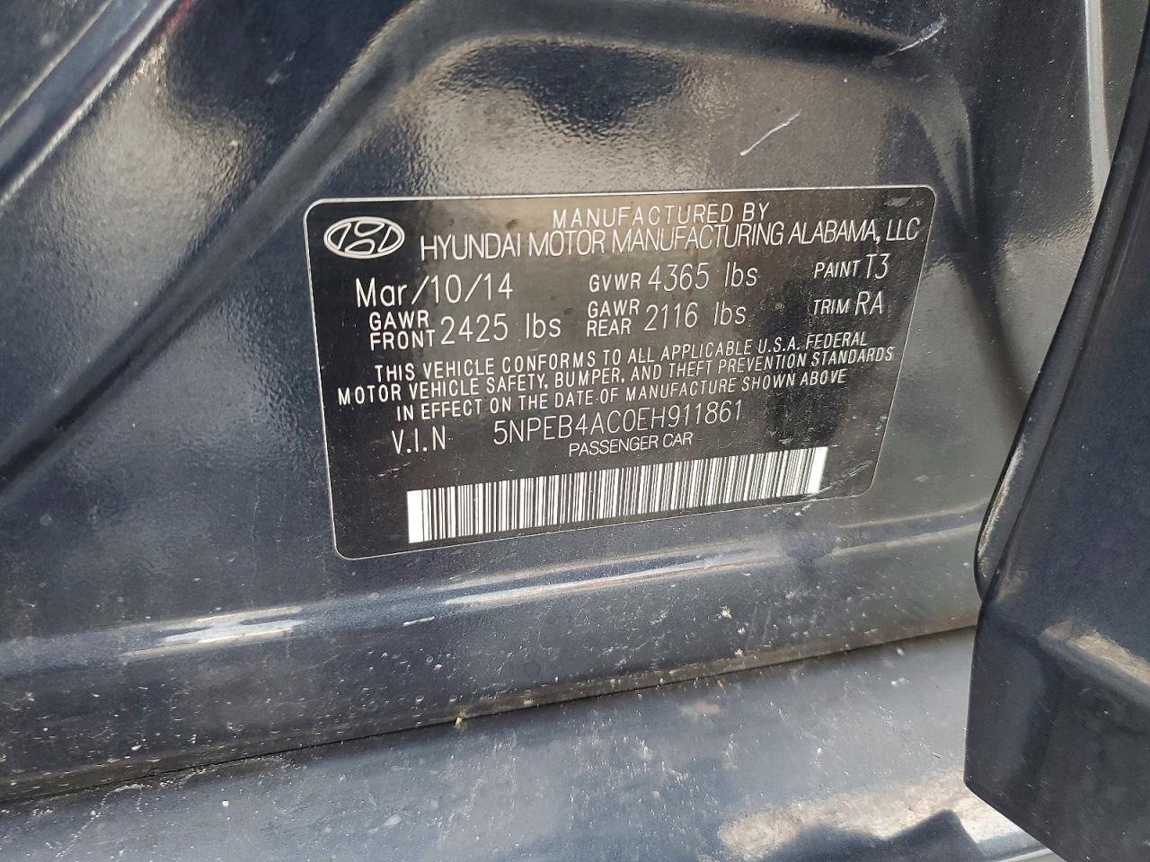2014 Hyundai Sonata Gls - zdjęcie 13