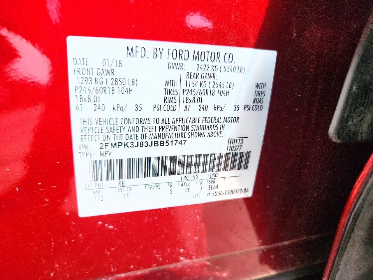 2018 Ford Edge Sel - zdjęcie 13