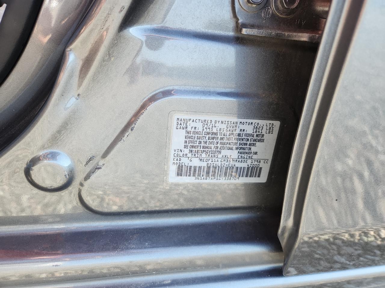 2016 Nissan Sentra Sv - zdjęcie 13